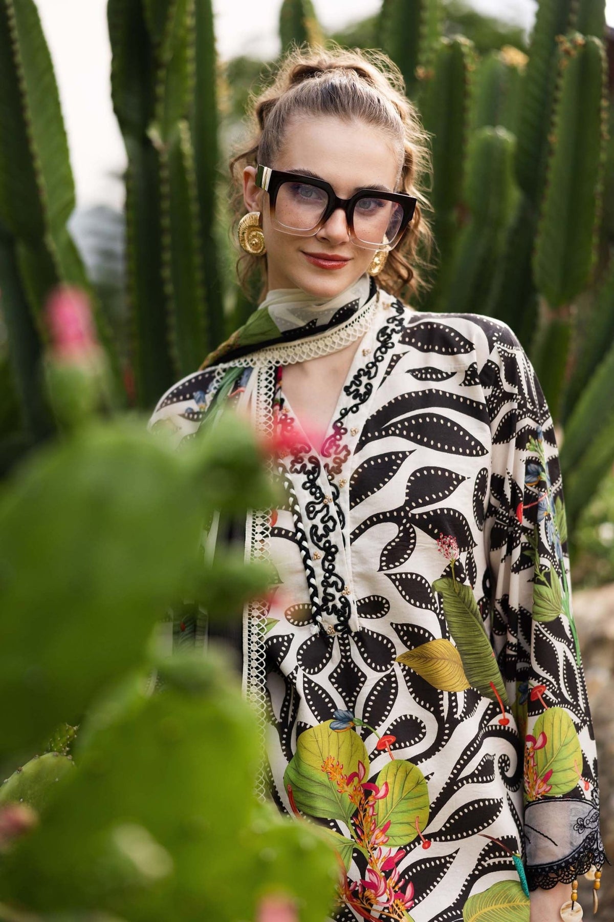 Maria B | RTW | 3 Piece Embroidered Lawn Suit-Brand:Maria B-Type:Luxury Pret-White - House of Maryam- Buy in UK, USA