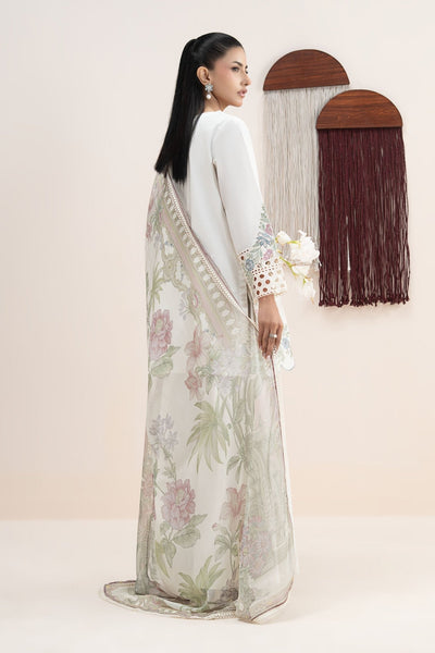 Maria B | RTW | 3 Piece Embroidered Lawn Suit-Brand:Maria B-Type:Luxury Pret-White - House of Maryam- Buy in UK, USA