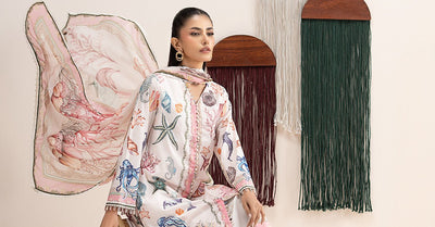 Maria B | RTW | 3 Piece Embroidered Lawn Suit-Brand:Maria B-Type:Luxury Pret-White - House of Maryam- Buy in UK, USA