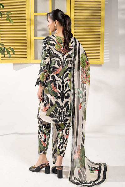 Maria B | RTW | 3 Piece Embroidered Lawn Suit-Brand:Maria B-Type:Luxury Pret-White - House of Maryam- Buy in UK, USA