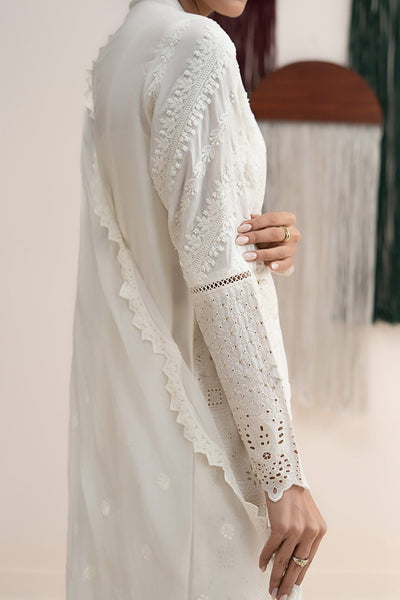Maria B | RTW | 3 Piece Embroidered Lawn Suit-Brand:Maria B-Type:Luxury Pret-White - House of Maryam- Buy in UK, USA