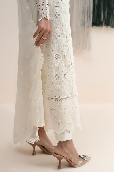 Maria B | RTW | 3 Piece Embroidered Lawn Suit-Brand:Maria B-Type:Luxury Pret-White - House of Maryam- Buy in UK, USA