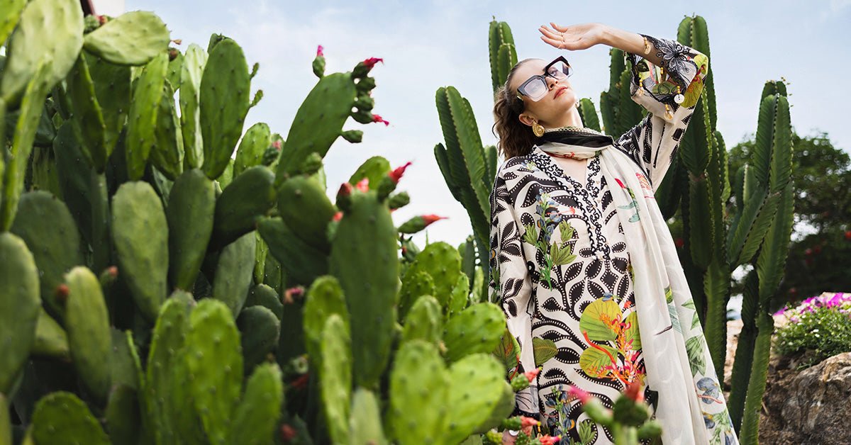 Maria B | RTW | 3 Piece Embroidered Lawn Suit-Brand:Maria B-Type:Luxury Pret-White - House of Maryam- Buy in UK, USA