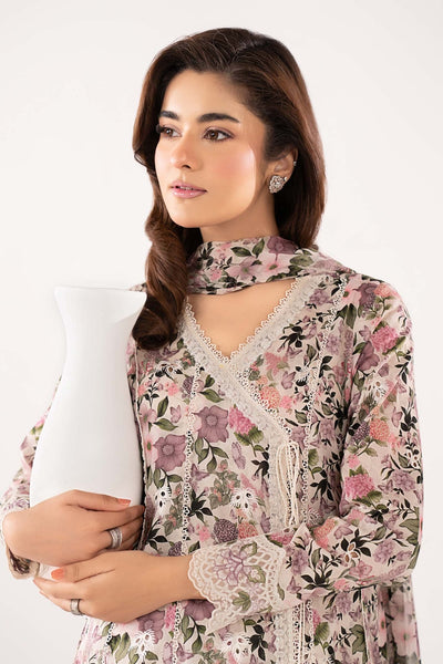 Maria B | RTW | 3 Piece Embroidered Lawn Suit-Brand:Maria B-Type:Luxury Pret-White - House of Maryam- Buy in UK, USA