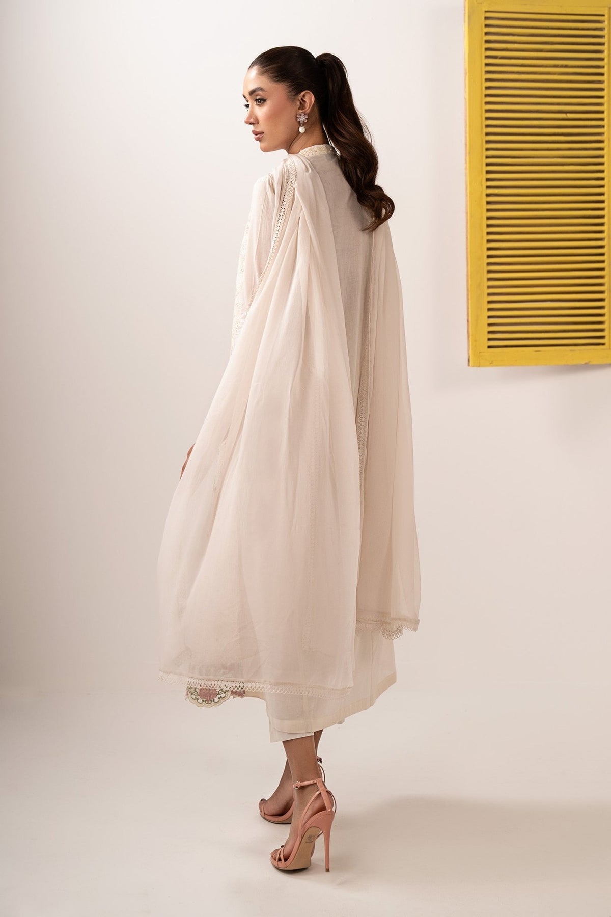 Maria B | RTW | 3 Piece Embroidered Lawn Suit-Brand:Maria B-Type:Luxury Pret-White - House of Maryam- Buy in UK, USA