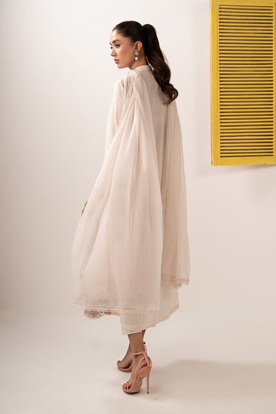 Maria B | RTW | 3 Piece Embroidered Lawn Suit-Brand:Maria B-Type:Luxury Pret-White - House of Maryam- Buy in UK, USA