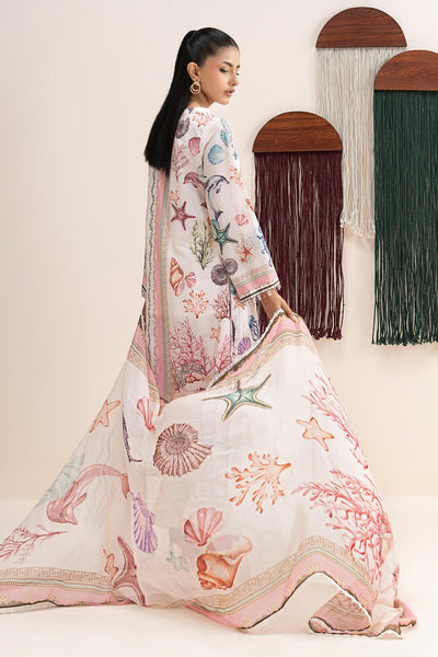 Maria B | RTW | 3 Piece Embroidered Lawn Suit-Brand:Maria B-Type:Luxury Pret-White - House of Maryam- Buy in UK, USA