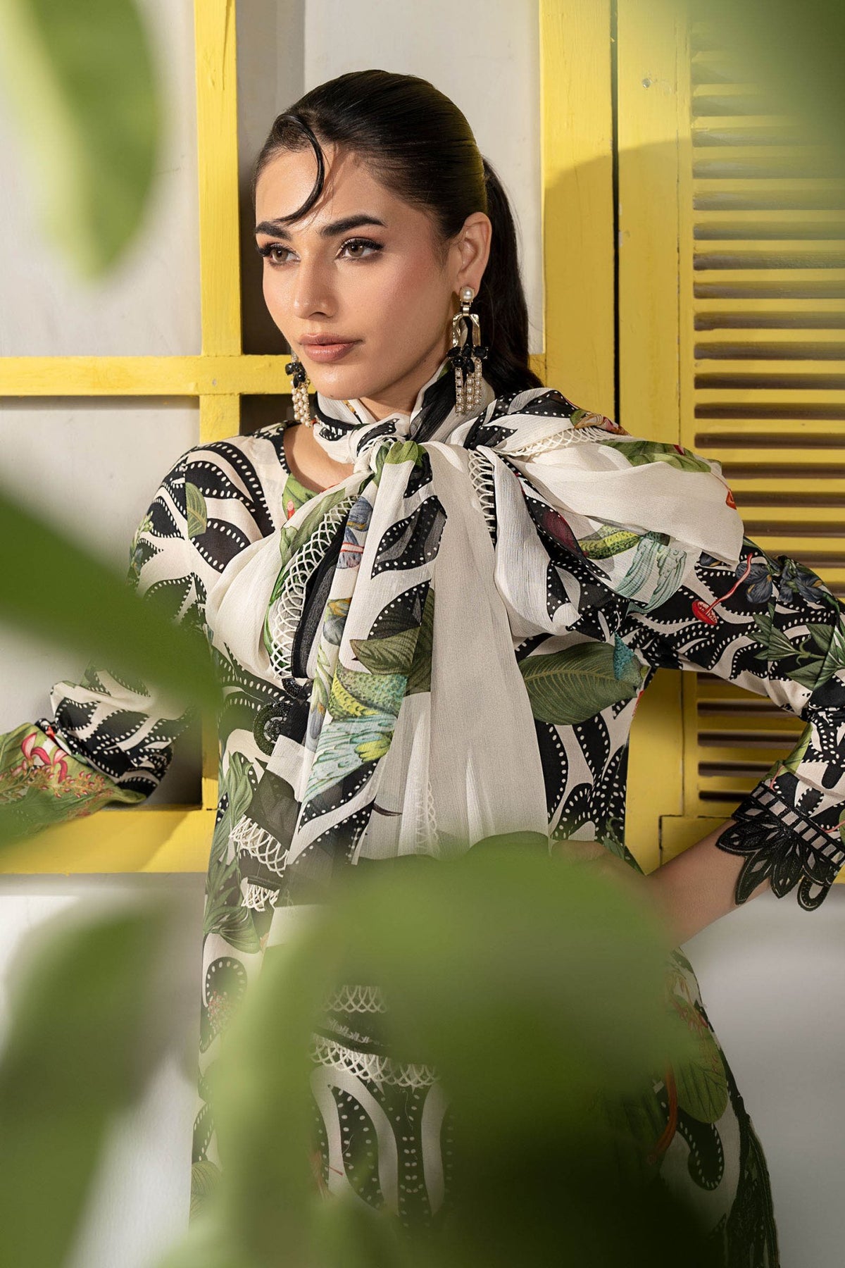 Maria B | RTW | 3 Piece Embroidered Lawn Suit-Brand:Maria B-Type:Luxury Pret-White - House of Maryam- Buy in UK, USA