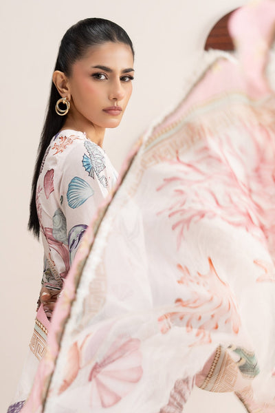 Maria B | RTW | 3 Piece Embroidered Lawn Suit-Brand:Maria B-Type:Luxury Pret-White - House of Maryam- Buy in UK, USA