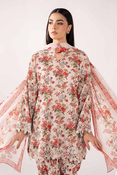 Maria B | RTW | 3 Piece Embroidered Lawn Suit-Brand:Maria B-Type:Luxury Pret-White - House of Maryam- Buy in UK, USA