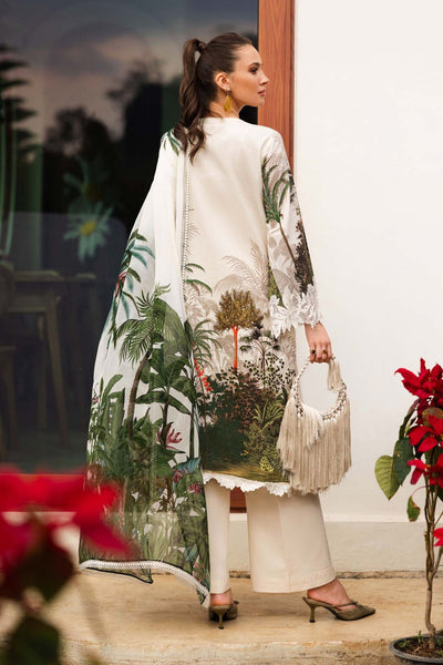 Maria B | RTW | 3 Piece Embroidered Lawn Suit-Brand:Maria B-Type:Luxury Pret-White - House of Maryam- Buy in UK, USA