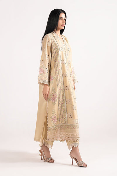 Maria B | RTW | 3 Piece Embroidered Lawn Suit-Brand:Maria B-Type:Luxury Pret-Yellow - House of Maryam- Buy in UK, USA