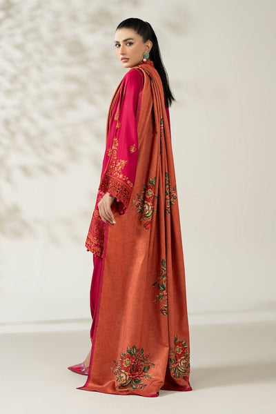 Maria B | RTW | 3 Piece Embroidered Marina Suit-Brand:Maria B-Type:Luxury Pret-Pink - House of Maryam- Buy in UK, USA