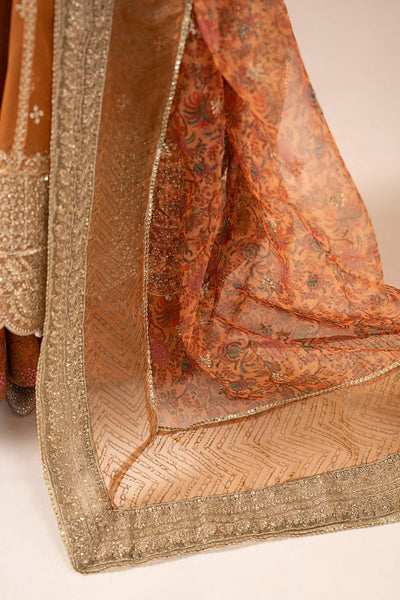 Maria B | RTW | 3 Piece Embroidered Net Suit-Brand:Maria B-Type:Luxury Formals-Yellow - House of Maryam- Buy in UK, USA