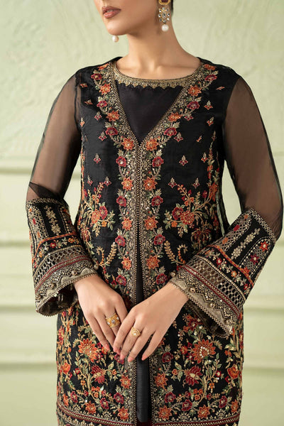 Maria B | RTW | 3 Piece Embroidered Organza Suit-Brand:Maria B-Type:Luxury Formals-Green - House of Maryam- Buy in UK, USA