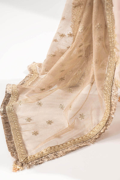 Maria B | RTW | 3 Piece Embroidered Organza Suit-Brand:Maria B-Type:Luxury Formals-Pink - House of Maryam- Buy in UK, USA