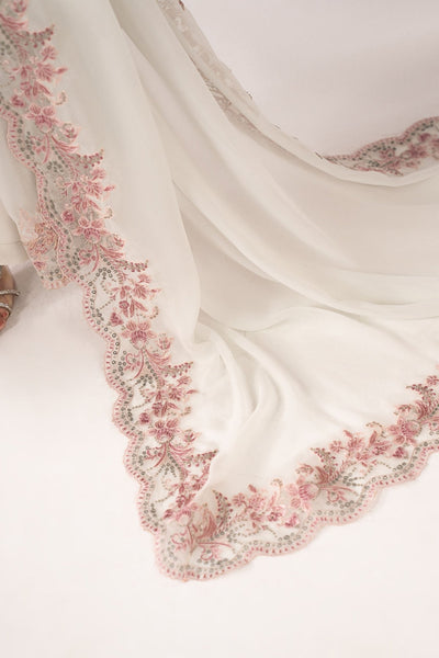 Maria B | RTW | 3 Piece Embroidered Paper Cotton Suit-Brand:Maria B-Type:Luxury Pret-Blue - House of Maryam- Buy in UK, USA