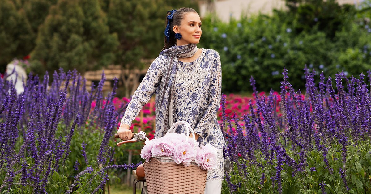 Maria B | RTW | 3 Piece Embroidered Raw Silk Suit-Brand:Maria B-Type:Luxury Pret-White - House of Maryam- Buy in UK, USA
