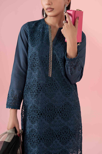 Maria B | RTW | 3 Piece Printed Lawn Suit-Brand:Maria B-Type:Luxury Pret-Blue - House of Maryam- Buy in UK, USA