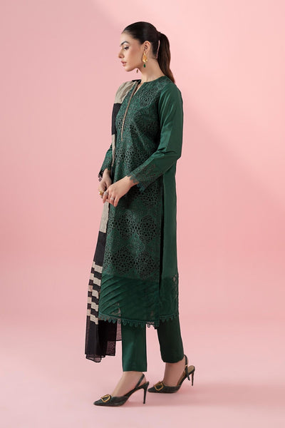 Maria B | RTW | 3 Piece Printed Lawn Suit-Brand:Maria B-Type:Luxury Pret-Green - House of Maryam- Buy in UK, USA