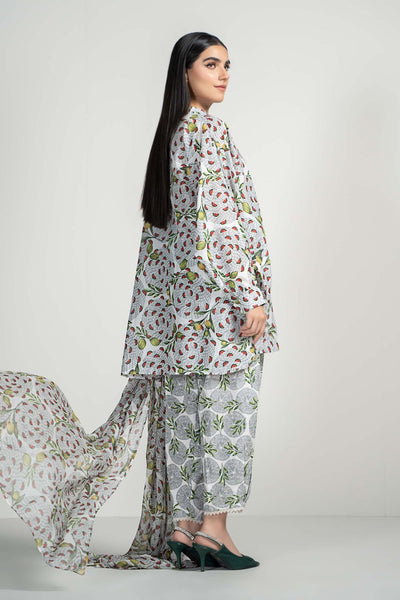Maria B | RTW | 3 Piece Printed Lawn Suit-Brand:Maria B-Type:Luxury Pret-White - House of Maryam- Buy in UK, USA