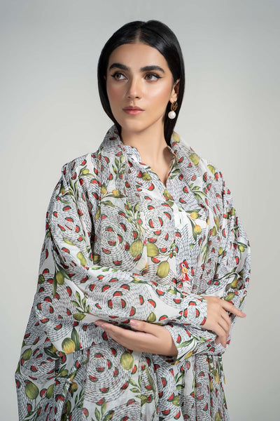 Maria B | RTW | 3 Piece Printed Lawn Suit-Brand:Maria B-Type:Luxury Pret-White - House of Maryam- Buy in UK, USA