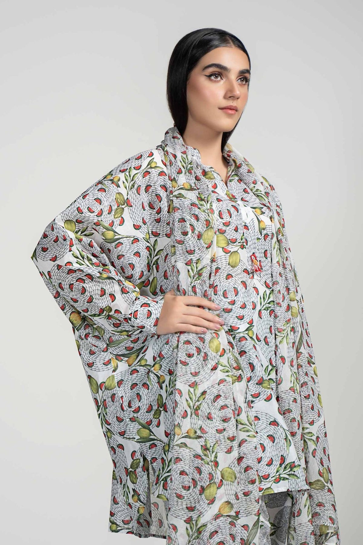 Maria B | RTW | 3 Piece Printed Lawn Suit-Brand:Maria B-Type:Luxury Pret-White - House of Maryam- Buy in UK, USA