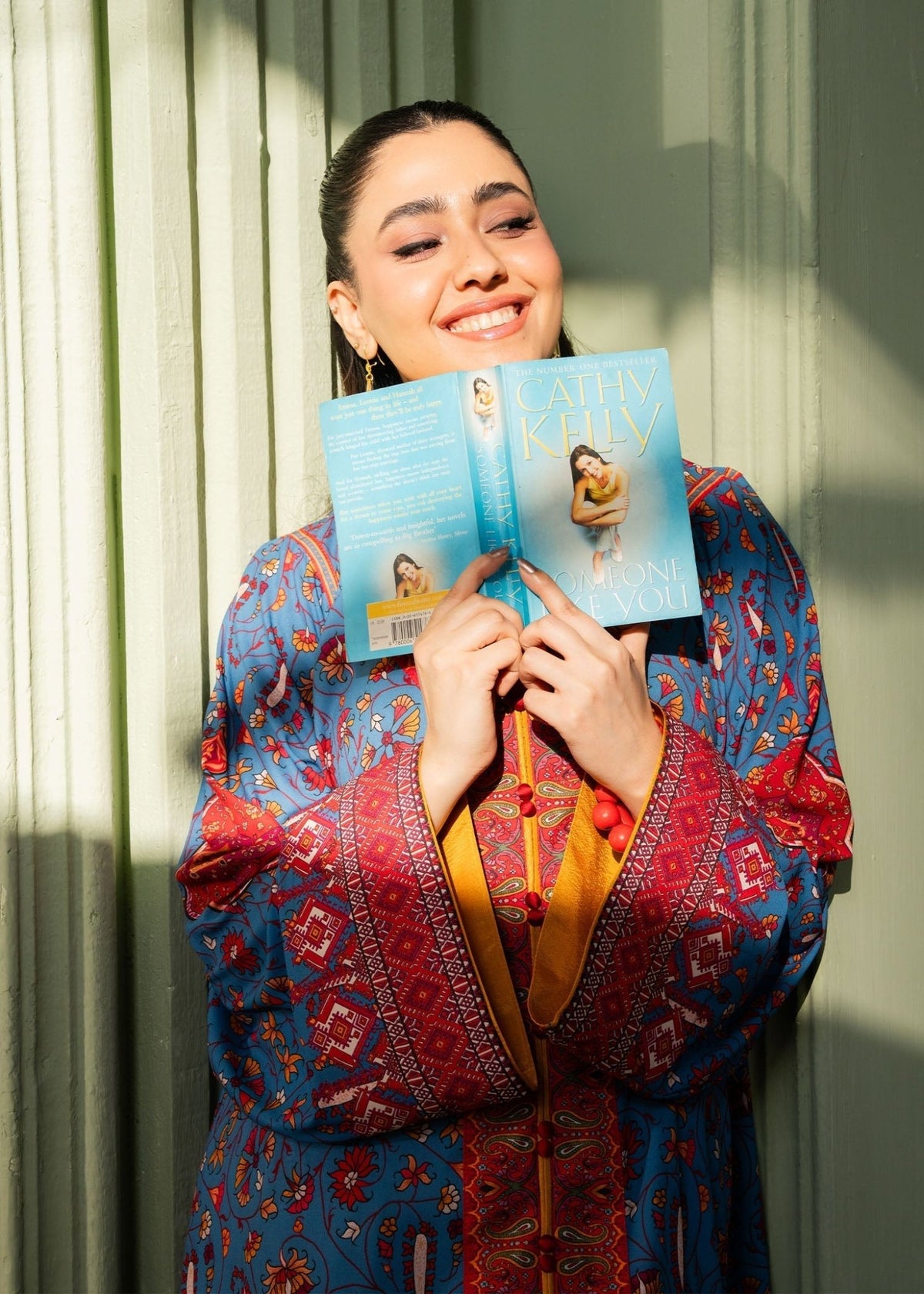 Maria Osama Khan | Retro 26 | Celeste-Brand:Maria Osama Khan-Type:Ladies Clothes-Blue-Grip-House of Maryam- Buy in UK, USA