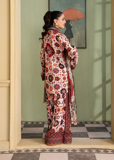 Maria Osama Khan | Retro 26 |Daisy-Brand:Maria Osama Khan-Type:Ladies Clothes-Off White-Grip-House of Maryam- Buy in UK, USA