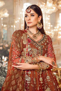 Maria B | Mbroidered Wedding Edition 23 | Maroon BD-2705 by Designer Maria B - House of Maryam - Pakistani Designer Ethnic Wear in {{ shop.shopifyCountryName }}