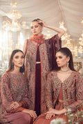 Maria B | Mbroidered Wedding Edition 23 | Salmon Pink BD-2701 by Designer Maria B - House of Maryam - Pakistani Designer Ethnic Wear in {{ shop.shopifyCountryName }}