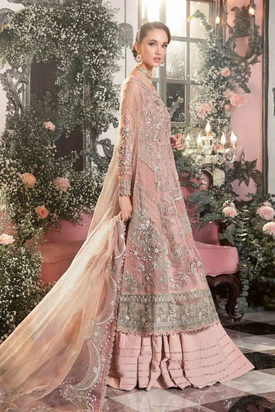 Maria B | Mbroidered Wedding Edition 23 | Pastel Pink BD-2706 -  Maria B Bridal - Original Designer Dress - House of Maryam