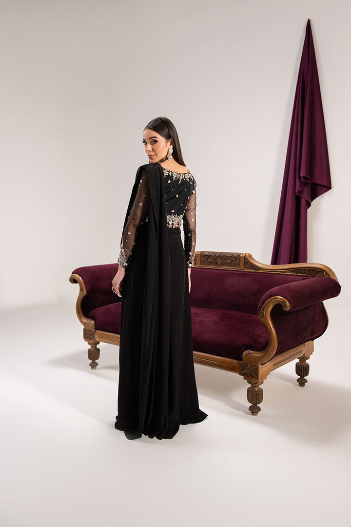 Maria Osama Khan | Tiffany Formals | Obsidian by Designer Maria Osama Khan - House of Maryam - Pakistani Designer Ethnic Wear in {{ shop.shopifyCountryName }}