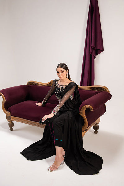 Maria Osama Khan | Tiffany Formals | Obsidian -  Maria Osama Khan Formal - Original Designer Dress - House of Maryam