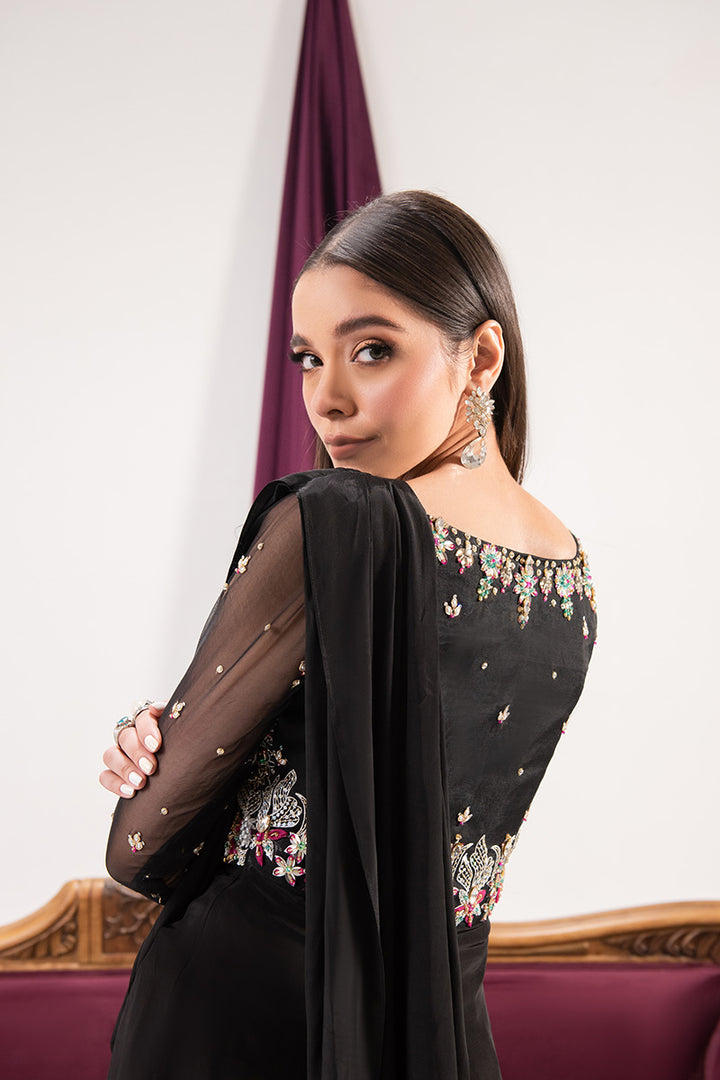 Maria Osama Khan | Tiffany Formals | Obsidian by Designer Maria Osama Khan - House of Maryam - Pakistani Designer Ethnic Wear in {{ shop.shopifyCountryName }}