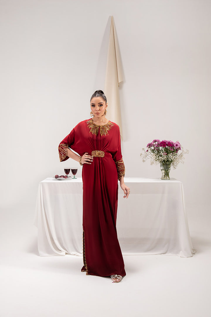 Maria Osama Khan | Tiffany Formals | Ruby by Designer Maria Osama Khan - House of Maryam - Pakistani Designer Ethnic Wear in {{ shop.shopifyCountryName }}