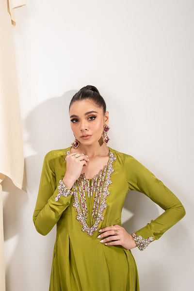 Maria Osama Khan | Tiffany Formals | Peridot -  Maria Osama Khan Formal - Original Designer Dress - House of Maryam