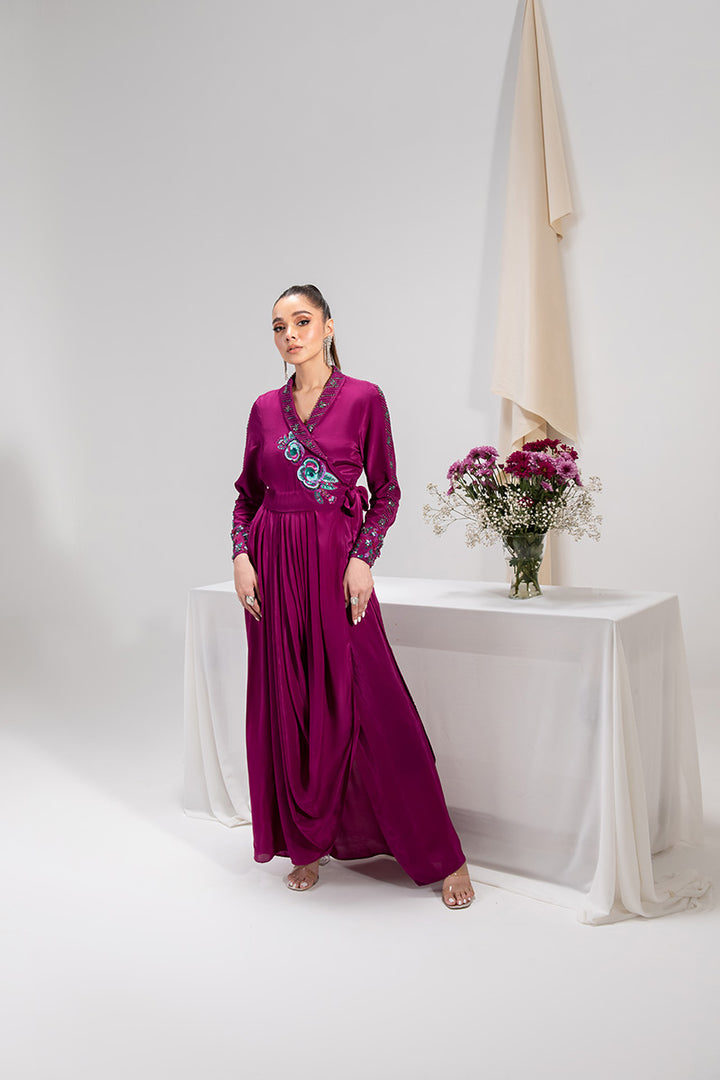 Maria Osama Khan | Tiffany Formals | Amethyst -  Maria Osama Khan Formal - Original Designer Dress - House of Maryam