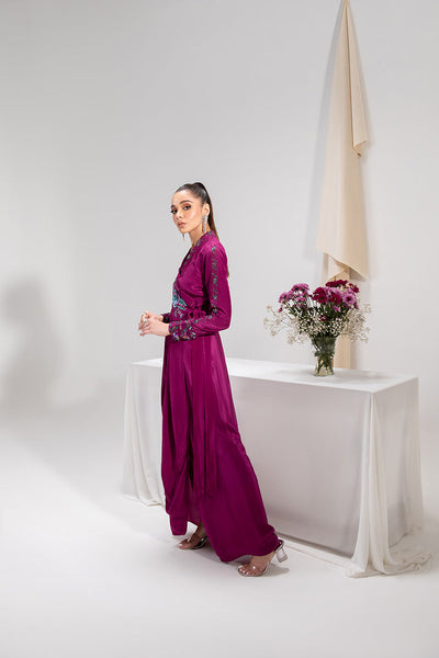 Maria Osama Khan | Tiffany Formals | Amethyst -  Maria Osama Khan Formal - Original Designer Dress - House of Maryam