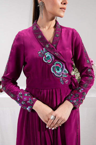Maria Osama Khan | Tiffany Formals | Amethyst -  Maria Osama Khan Formal - Original Designer Dress - House of Maryam