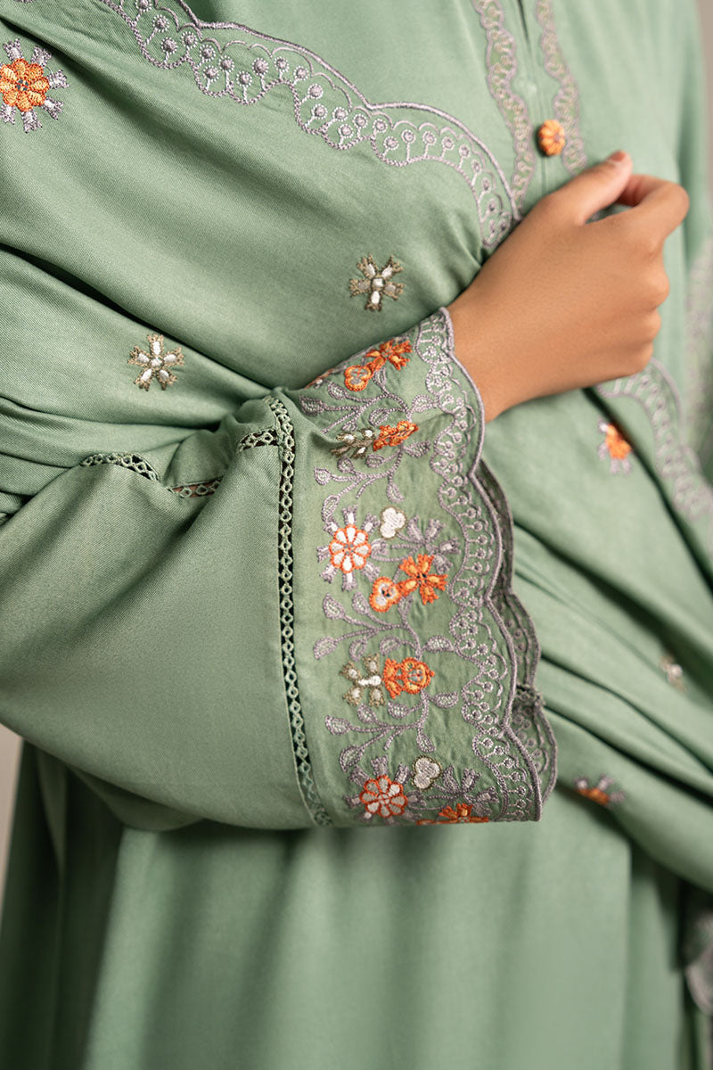 Cross Stitch | Exclusive Pret | Ash Moss-3PC (Shirt, Trouser & Dupatta), image 5