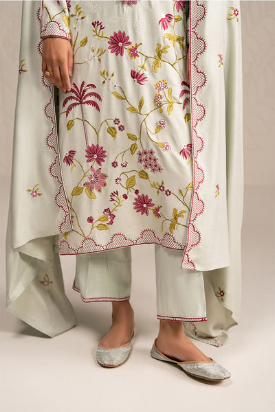 Cross Stitch | Exclusive Pret | Pastel Grove-3PC (Shirt, Trouser & Dupatta)