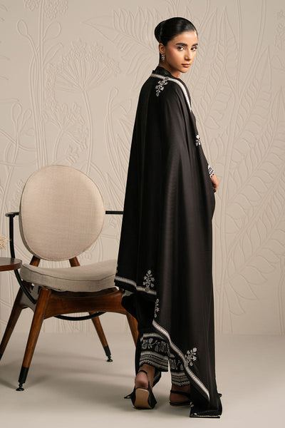 Cross Stitch | Exclusive Pret | Noir Ecru-3PC (Shirt, Trouser & Dupatta)