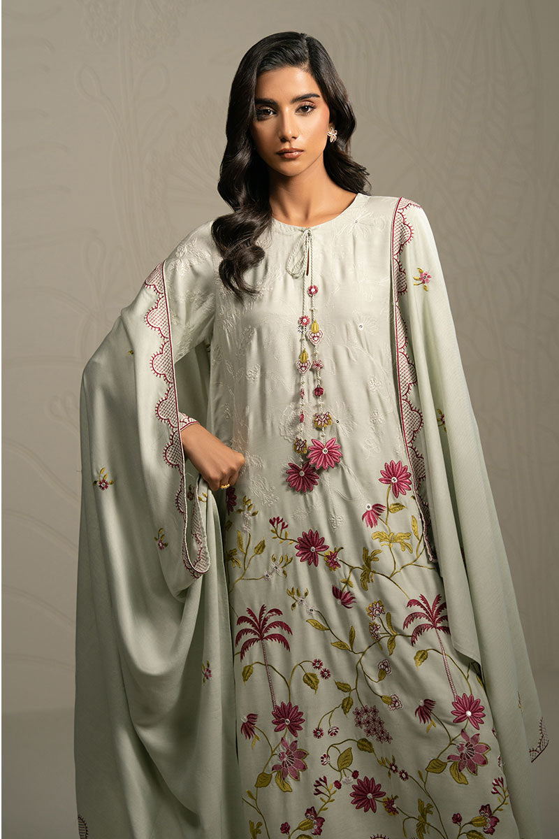 Cross Stitch | Exclusive Pret | Pastel Grove-3PC (Shirt, Trouser & Dupatta), image 6