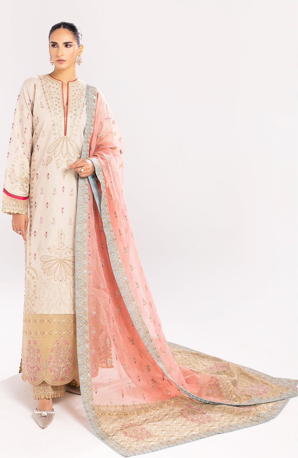 Maryum N Maria | Eid Luxury Lawn 24 | Alizeh -  Maryum N Maria Luxury - Original Designer Dress - House of Maryam