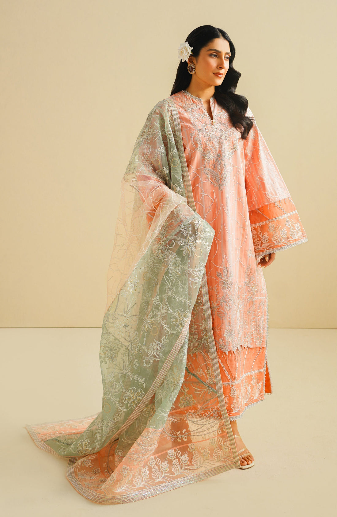 Maryum N Maria | Eid Luxury Lawn 24 | Aiza by Designer Maryum N Maria - House of Maryam - Pakistani Designer Ethnic Wear in {{ shop.shopifyCountryName }}