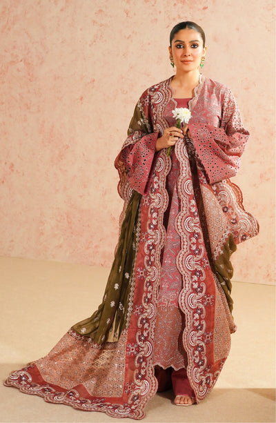 Maryum N Maria | Eid Luxury Lawn 24 | Roshan -  Maryum N Maria Luxury - Original Designer Dress - House of Maryam