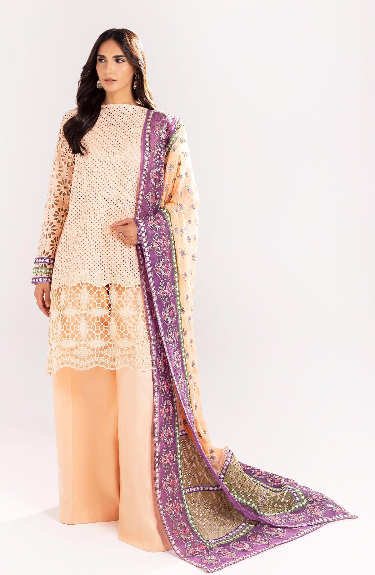 Maryum N Maria | Eid Luxury Lawn 24 | Roheen -  Maryum N Maria Luxury - Original Designer Dress - House of Maryam