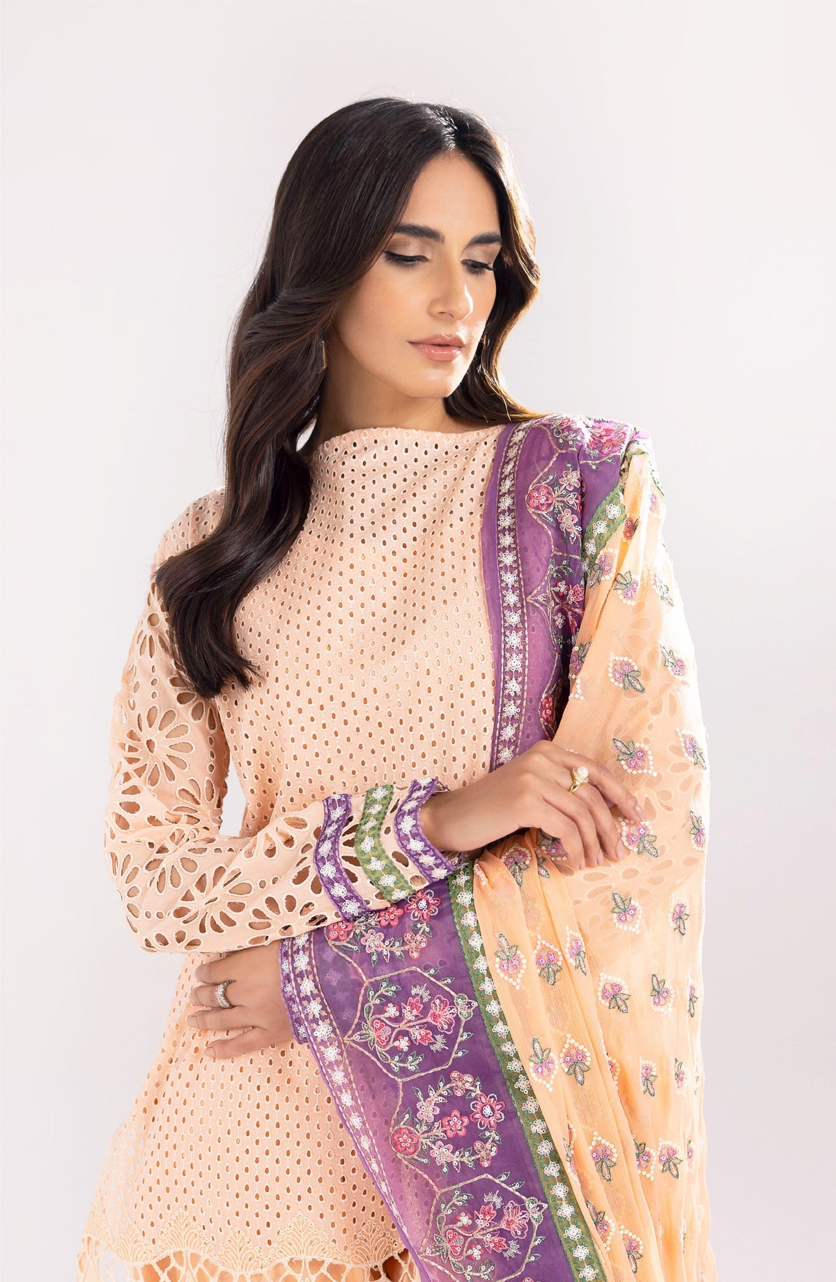 Maryum N Maria | Eid Luxury Lawn 24 | Roheen -  Maryum N Maria Luxury - Original Designer Dress - House of Maryam