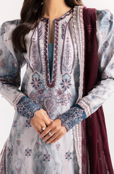 Maryum N Maria | Eid Luxury Lawn 24 | Jahanara -  Maryum N Maria Luxury - Original Designer Dress - House of Maryam